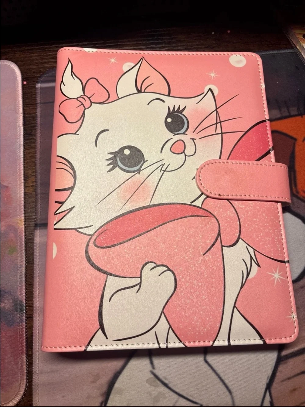 Pink A5 Marie binder